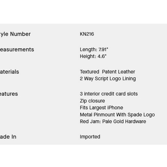 NWT Kate Spade - Lucy Medium L-Zip Wristlet - Red Jam - Picture 5 of 7